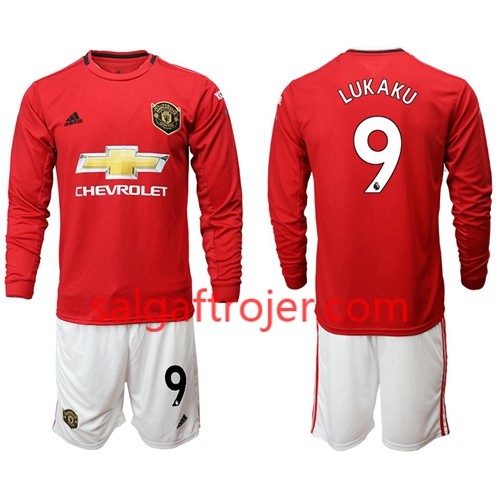 Manchester United Fodboldtrøjer Lukaku 9 Børn Hjemmebanesæt 2019/20 Langærmet Manchester United Fodboldtrøjer Lukaku 9 Børn Hjemmebanesæt 2019/20 Langærmet